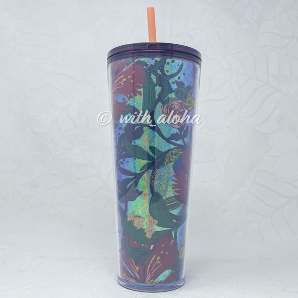 🍂🍁Starbucks Fall 21 Rising Floral 24oz Cold Cup - Picture 2 of 7
